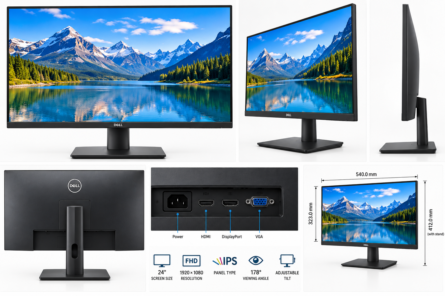 Écran LED 24" Full HD